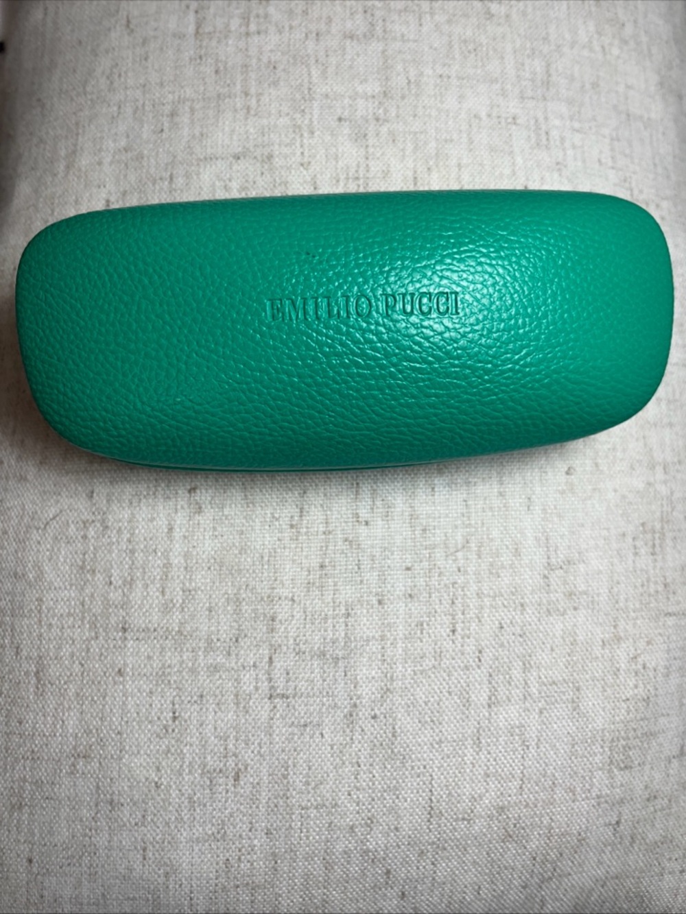 EMILIO PUCCI Eyeglass Sunglasses GREEN Hardshell Storage Case